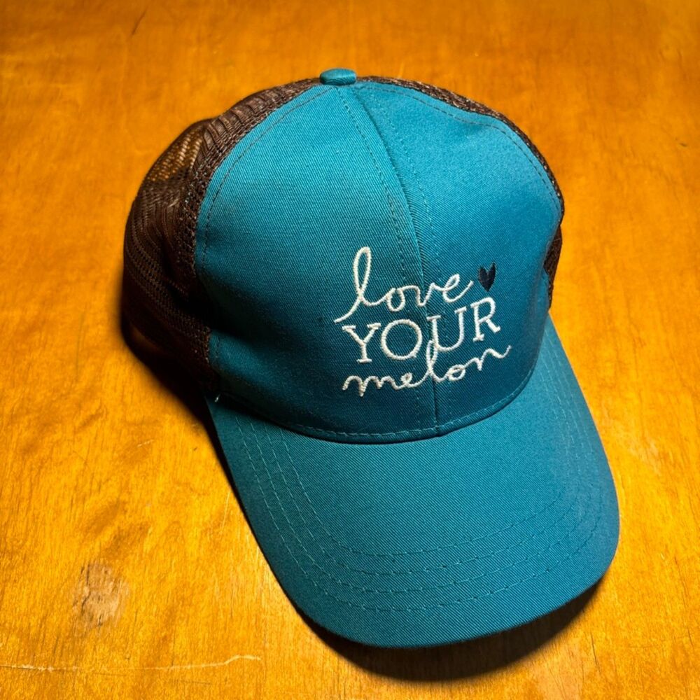Love your melon hat Blue and Black
